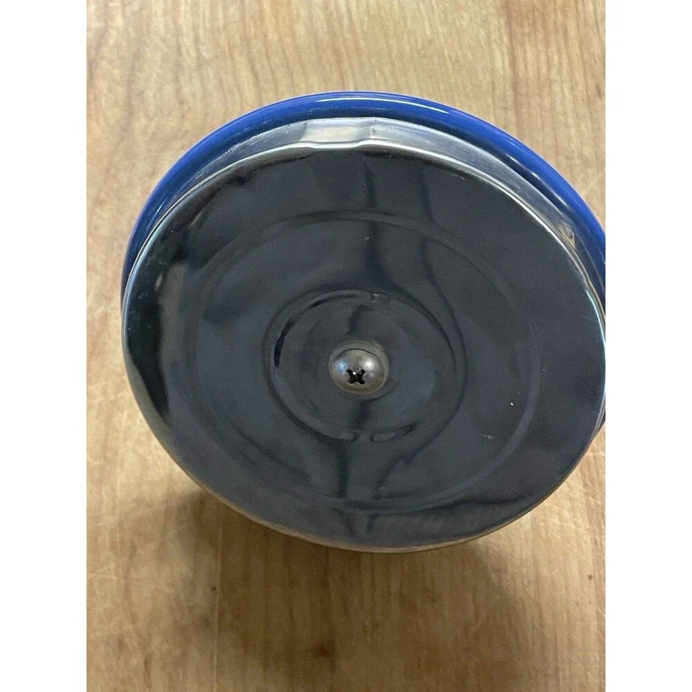 LE CREUSET Logo LID ONLY Kobalt Blue Enamel Steel Tea Kettle Replacement Top 4”